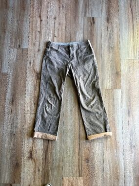 KUHL Rugged Stretch Utility Hiking Pants Gray Tan Brown Women’s Size 12